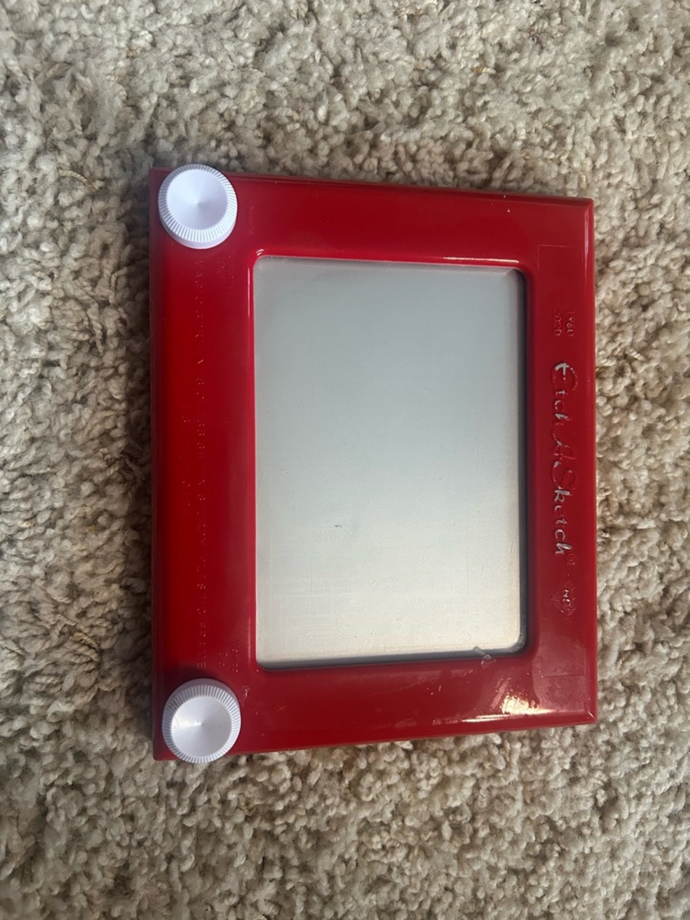 Red Etch A Sketch Classic Drawing Toy - Retro Creative Play